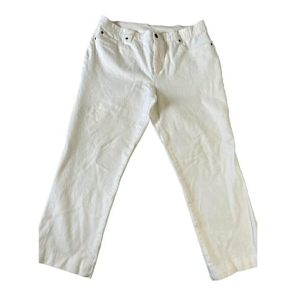 Chicos Pants Size Chicos 3 Short US 16 Short XL short Elastic Waist - Picture 2 of 8